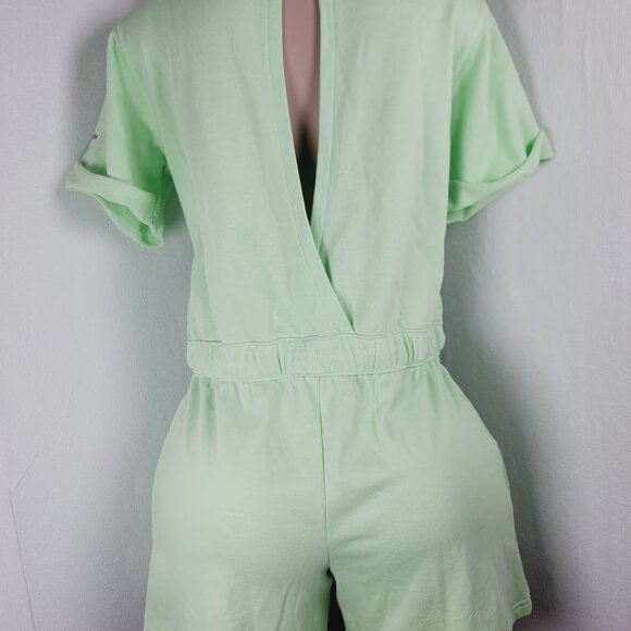 Columbia Women's Neon Mint Green Short Sleeve Crew Neck One-Piece Romper Size M - Picture 9 of 16